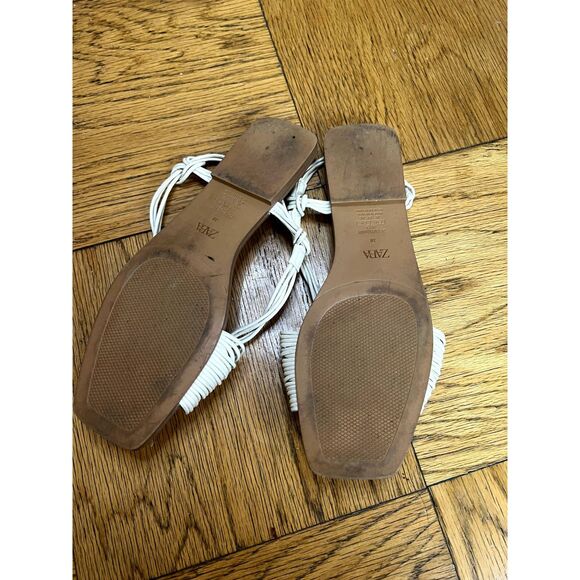 ZARA WHITE SANDALS - Picture 2 of 2